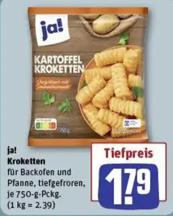 REWE ja! Kroketten Angebot