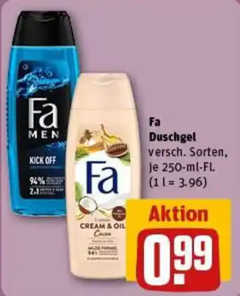 REWE Fa Duschgel Angebot