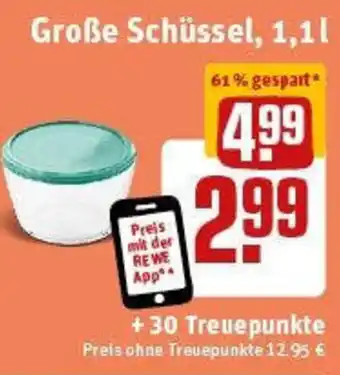 REWE Große Schüssel Angebot