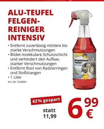 A.T.U. Alu-teufel Felgen-reiniger Intensiv Angebot