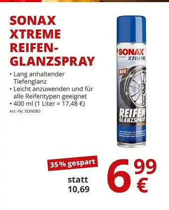 A.T.U. Sonax Xtreme Reifen-glanzspray Angebot