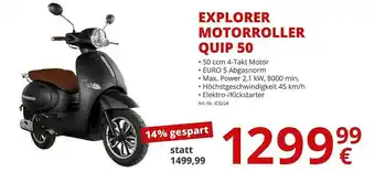 A.T.U. Explorer Motorroller Quip 50 Angebot