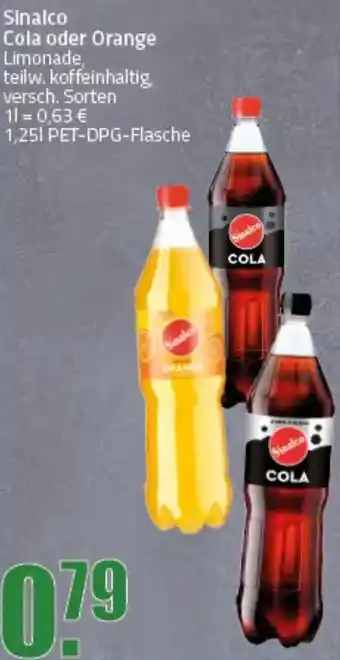 Ihr Frischmarkt Sinalco Cola oder Orange Angebot