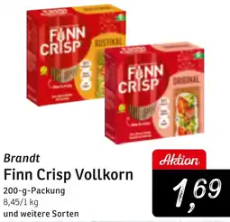 KONSUM Brandt Finn Crisp Vollkorn Angebot