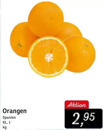 KONSUM Orangen Angebot