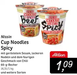 KONSUM Nissin Cup Noodles Spicy Angebot