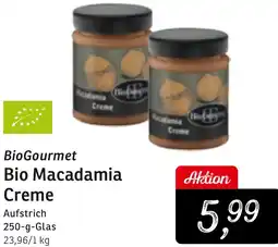 KONSUM BioGourmet Bio Macadamia Creme Angebot