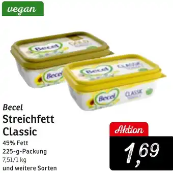 KONSUM Becel Streichfett Classic Angebot