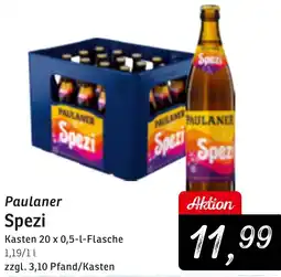 KONSUM Paulaner Spezi Angebot