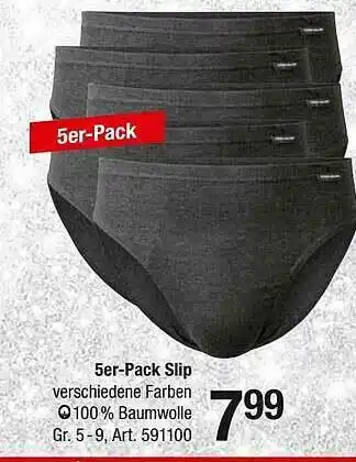 AWG Mode 5er-pack Slip Angebot