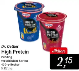 KONSUM Dr. Oetker High Protein Pudding Angebot