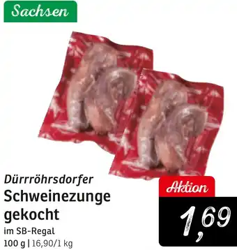 KONSUM Dürrröhrsdorfer Schweinezunge gekocht Angebot