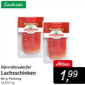 KONSUM Dürrröhrsdorfer Lachsschinken Angebot