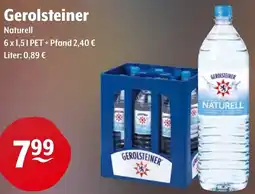 Getränke Hoffmann Gerolsteiner Naturell Angebot