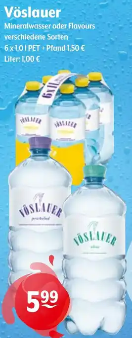 Trink und Spare Vöslauer Mineralwasser oder Flavours Angebot