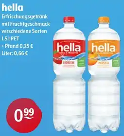 Getränke Hoffmann hella Erfrischungsgetränk Angebot