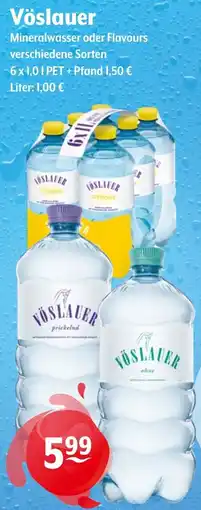 Getränke Hoffmann Vöslauer Mineralwasser oder Flavours Angebot