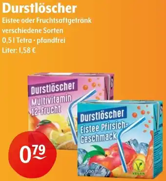 Getränke Hoffmann Durstlöscher Eistee oder Fruchtsaftgetränk Angebot