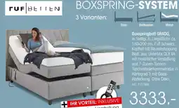 Zurbrüggen Ruf betten boxspringbett grado Angebot