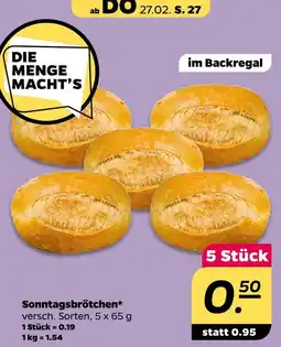 NETTO Sonntagsbrötchen Angebot