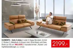 Zurbrüggen Elements sofa 2-sitzig Angebot