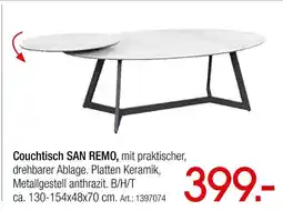 Zurbrüggen San remo couchtisch Angebot