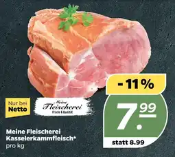 NETTO Meine fleischerei kasselerkammfleisch Angebot