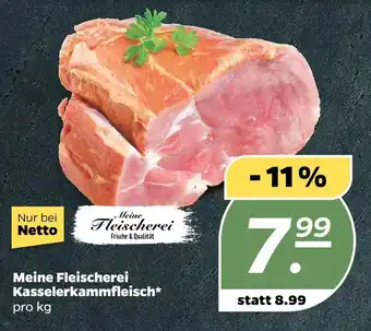 NETTO Meine fleischerei kasselerkammfleisch Angebot