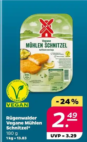 NETTO Rügenwalder vegane mühlen schnitzel Angebot