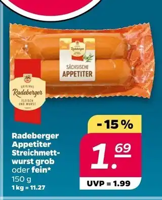 NETTO Radeberger appetiter Angebot