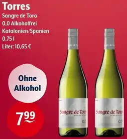 Getränke Hoffmann Torres Sangre de Toro Angebot