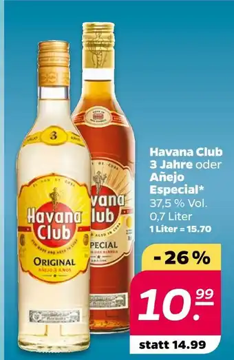 NETTO Havana club 3 jahre oder añejo especial Angebot