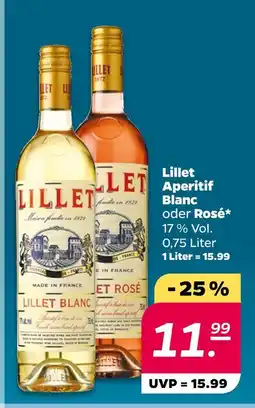 NETTO Lillet aperitif blanc oder rosé Angebot