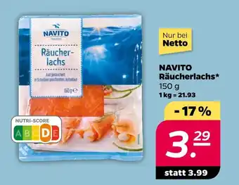 NETTO Navito räucherlachs Angebot