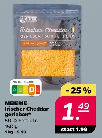 NETTO Meierie irischer cheddar Angebot