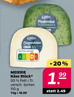 NETTO Meierie käse stück Angebot