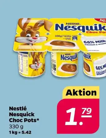 NETTO Nestlé nesquick choc pots Angebot