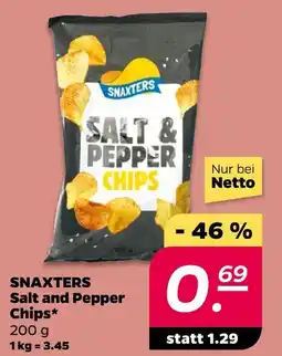 NETTO Snaxters salt and pepper chips Angebot