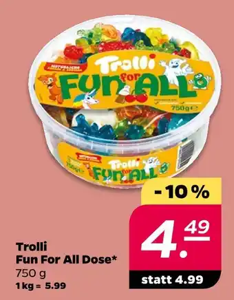 NETTO Trolli fun for all dose Angebot