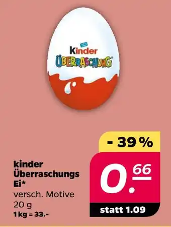 NETTO Kinder überraschungs ei Angebot