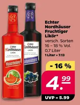 NETTO Echter nordhäuser fruchtiger likör Angebot