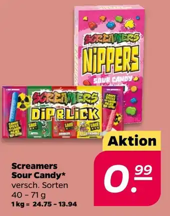 NETTO Screamers sour candy Angebot