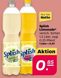 NETTO Splish limonade Angebot