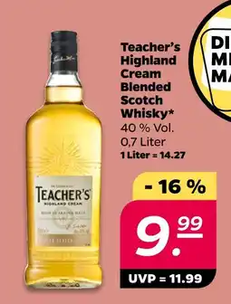 NETTO Teacher’s highland cream blended scotch whisky Angebot