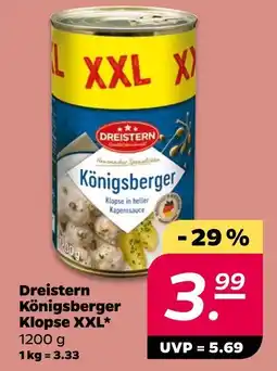 NETTO Dreistern königsberger klopse xxl Angebot