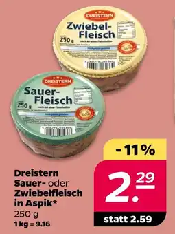 NETTO Dreistern sauer- oder zwiebelfleisch in aspik Angebot