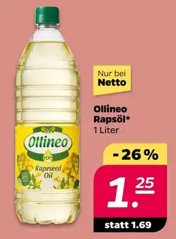 NETTO Ollineo rapsöl Angebot