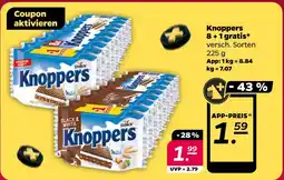 NETTO Knoppers 8 + 1 gratis Angebot