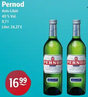 Getränke Hoffmann Pernod Anis-Likör Angebot