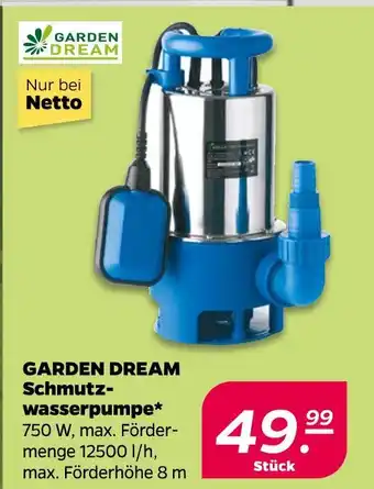 NETTO Garden dream schmutzwasserpumpe Angebot